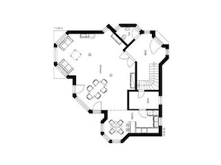 Massivhaus WHITE PEARL 140 von domoplan massivhaus,  Grundriss 2