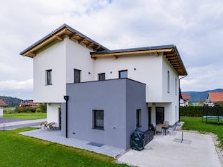 Massivhaus WimbergerHaus Kundenhaus Eckmüller von Wimberger Bau,  Außenansicht 2
