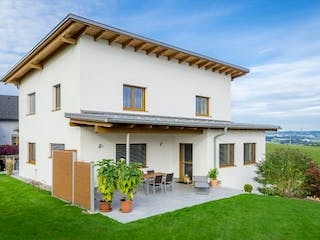 Massivhaus WimbergerHaus Kundenhaus Gierlinger von Wimberger Bau,  Außenansicht 1