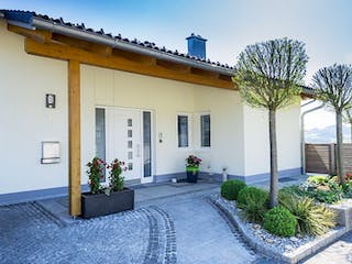 Massivhaus WimbergerHaus Kundenhaus Larndorfer von Wimberger Bau,  Außenansicht 1