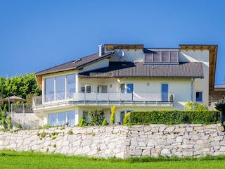 Massivhaus WimbergerHaus Kundenhaus Larndorfer von Wimberger Bau,  Außenansicht 2