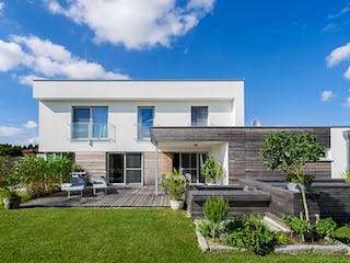 Massivhaus WimbergerHaus Kundenhaus Lehner von Wimberger Bau,  Außenansicht 3