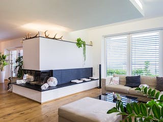 Massivhaus WimbergerHaus Kundenhaus Leitner von Wimberger Bau, Cubushaus Innenansicht 1