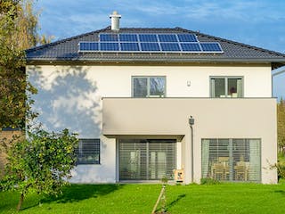 Massivhaus WimbergerHaus Kundenhaus S von Wimberger Bau, Stadtvilla Außenansicht 3