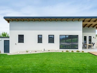 Massivhaus WimbergerHaus Kundenhaus Wieser von Wimberger Bau, Bungalow Außenansicht 1