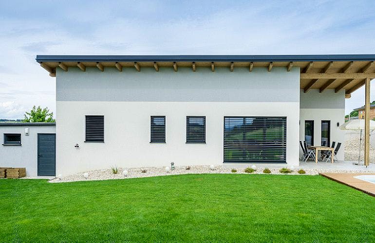 Massivhaus WimbergerHaus Kundenhaus Wieser von Wimberger Bau, Bungalow Außenansicht 2