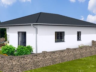 Massivhaus Winkelbungalow Residenz 115 von Wäller-Haus Schlüsselfertig ab 329900€,  Außenansicht 3