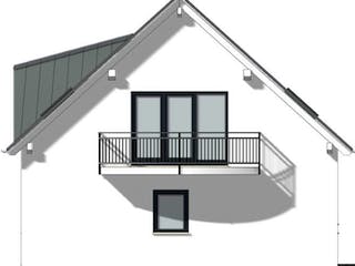 Massivhaus Zweifamilienhaus 143 von Grundsteinhaus Schlüsselfertig ab 277800€,  Außenansicht 3