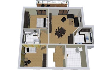 Massivhaus Zweifamilienhaus DUO 180 ZD von Wäller-Haus Schlüsselfertig ab 379900€,  Grundriss 1