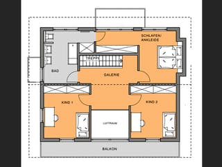 Fertighaus Musterhaus Köln - Das Genusshaus von Meisterstück-HAUS Schlüsselfertig ab 510480€, Grundriss 2