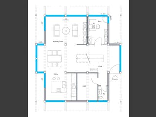 Fertighaus Ästhetik - Musterhaus Langenhagen von Meisterstück-HAUS Schlüsselfertig ab 676540€, Fachwerk Grundriss 2