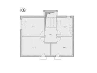 Massivhaus Massivhaus Brand von MYMassivhaus, Satteldach-Klassiker Grundriss 3