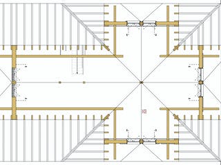 Blockhaus B420 Montigel von Frammelsberger R. Ingenieur-Holzbau, Blockhaus Grundriss 3