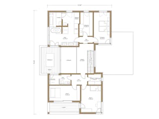 Fertighaus Haus Reichenbach von Naturholzhaus Bayern, Cubushaus Grundriss 2