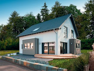 Fertighaus MH Bad Vilbel - NEO 312 von FingerHaus Schlüsselfertig ab 479927€, Satteldach-Klassiker Außenansicht 1