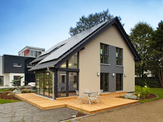 Fertighaus MH Wuppertal - NEO 312 von FingerHaus Schlüsselfertig ab 436716€, Satteldach-Klassiker Außenansicht 3