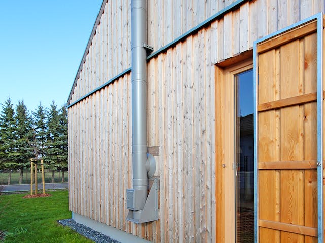 Fertighaus Haus Meyer von Gebrüder Noack Holzbau Schlüsselfertig ab 310000€, Bungalow Außenansicht 2