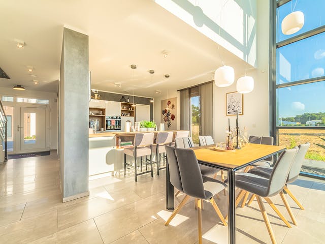 Fertighaus Musterhaus Lotte von OKAL Haus Schlüsselfertig ab 417900€, Stadtvilla Innenansicht 1