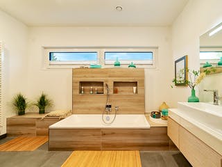 Fertighaus Musterhaus Stelle von OKAL Haus Schlüsselfertig ab 429900€, Bungalow Innenansicht 6