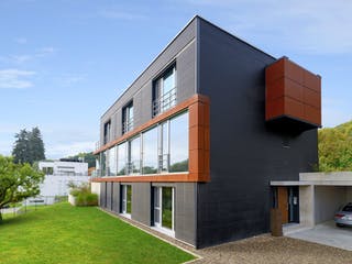 Fertighaus Pawliczec - Kundenhaus von Bau-Fritz Schlüsselfertig ab 1225000€, Cubushaus Außenansicht 5