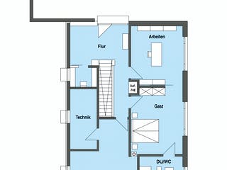 Fertighaus Pawliczec - Kundenhaus von Bau-Fritz Schlüsselfertig ab 1225000€, Cubushaus Grundriss 3