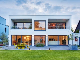 Fertighaus Stadtvilla Cube von petershaus, Stadtvilla Außenansicht 4