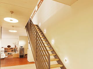 Fertighaus Einfamilienhaus mit Erker und großzügigem Balkon von petershaus, Satteldach-Klassiker Innenansicht 5