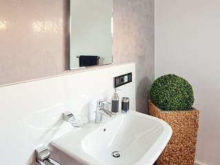 Fertighaus Einfamilienhaus mit Erker und großzügigem Balkon von petershaus, Satteldach-Klassiker Innenansicht 7