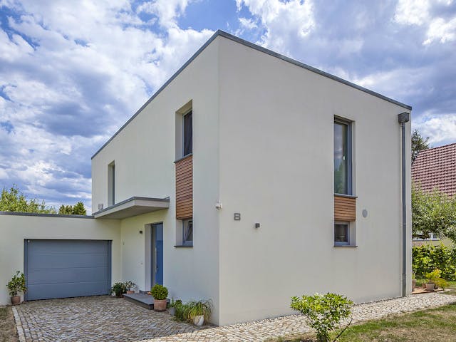 Massivhaus Poschmann von Plan-Concept Massivhaus, Cubushaus Außenansicht 1