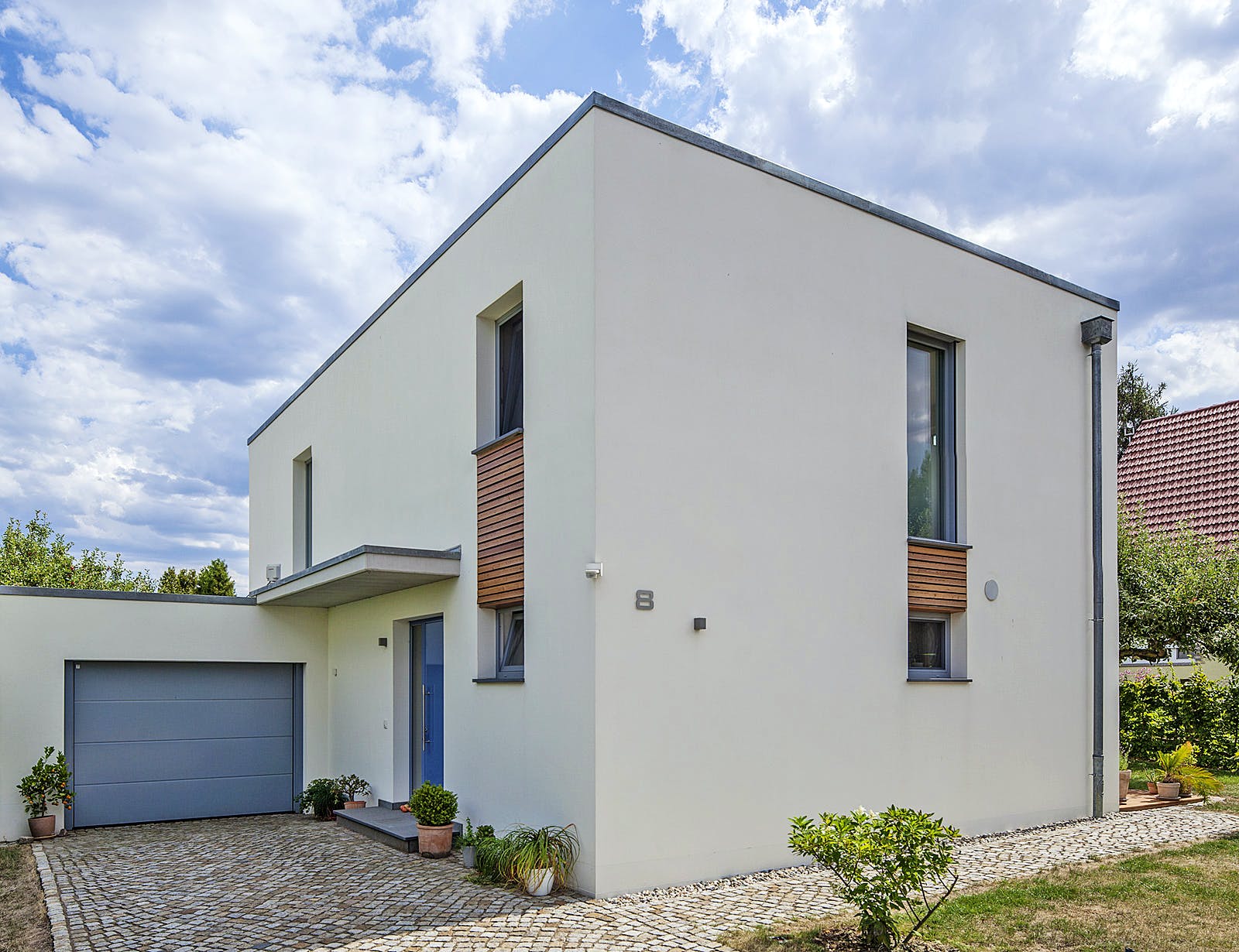 Massivhaus Poschmann von Plan-Concept Massivhaus, Cubushaus Außenansicht 1