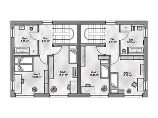 Massivhaus Pretium von AUREA Massivhaus, Cubushaus Grundriss 2