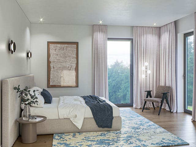 Massivhaus Florenz von P & P Massivhaus Schlüsselfertig ab 320000€, Stadtvilla Innenansicht 3
