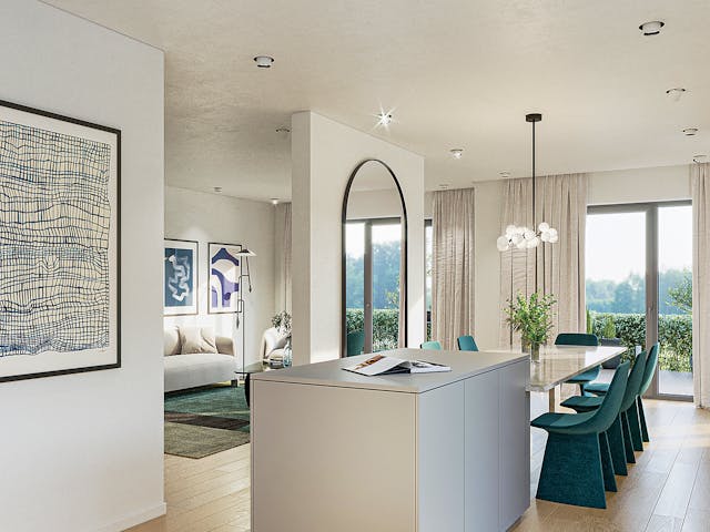 Massivhaus Kopenhagen von P & P Massivhaus Schlüsselfertig ab 338000€, Stadtvilla Innenansicht 2