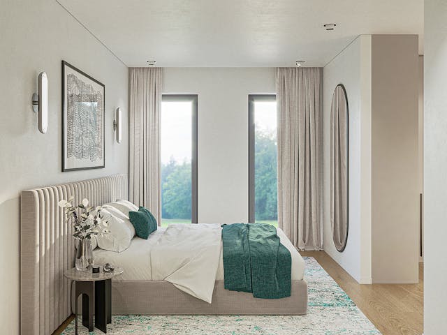 Massivhaus Kopenhagen von P & P Massivhaus Schlüsselfertig ab 338000€, Stadtvilla Innenansicht 3
