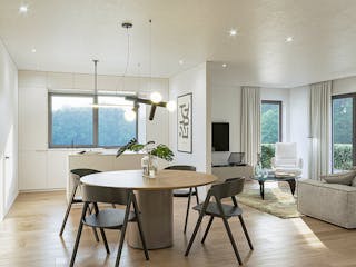 Massivhaus Lago von P & P Massivhaus Schlüsselfertig ab 340000€, Stadtvilla Innenansicht 1