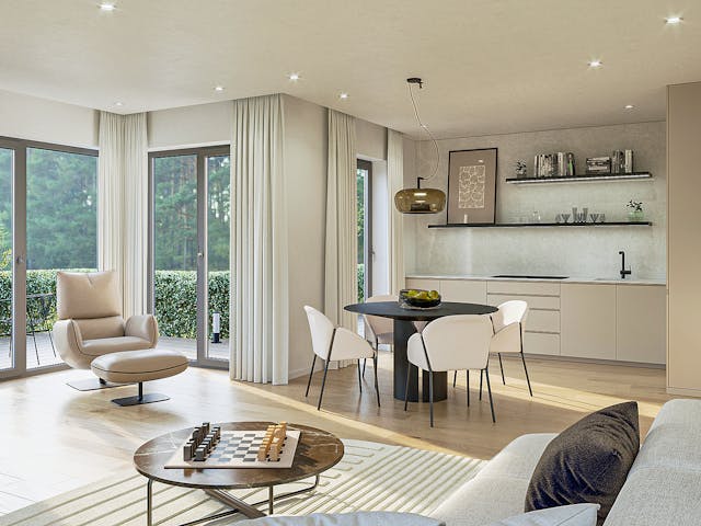 Massivhaus Palermo von P & P Massivhaus Schlüsselfertig ab 424000€, Stadtvilla Innenansicht 2