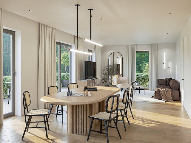 Massivhaus Trento von P & P Massivhaus Schlüsselfertig ab 299000€, Satteldach-Klassiker Innenansicht 1