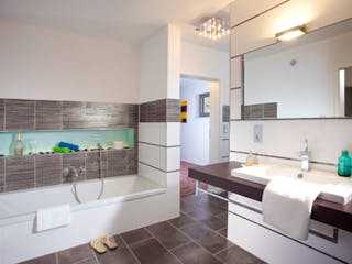Fertighaus Musterhaus Erlangen von Fingerhut Haus Schlüsselfertig ab 548982€, Satteldach-Klassiker Innenansicht 3