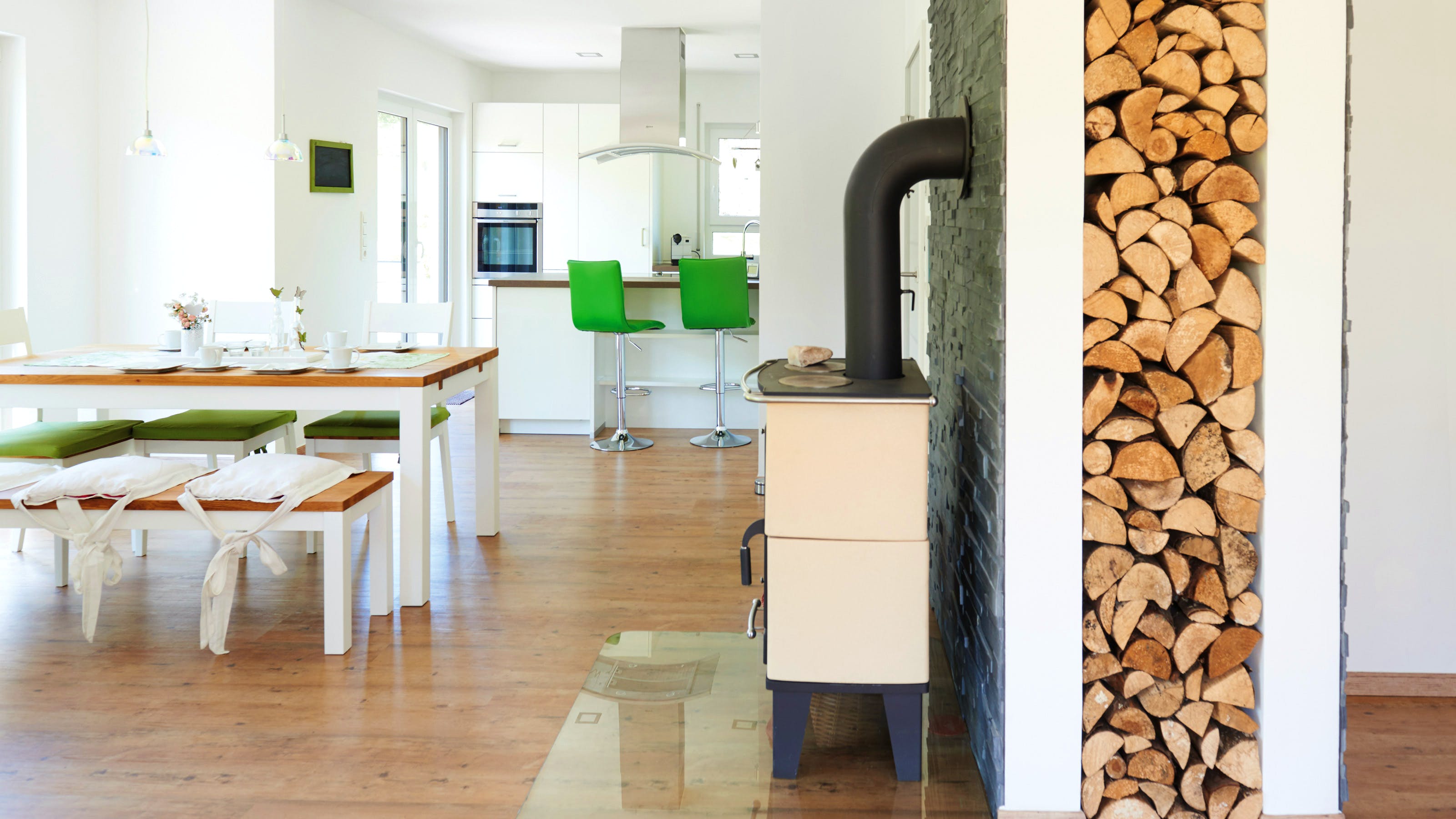Fertighaus Locca von FINGERHUT-HAUS Schlüsselfertig ab 474566€, Satteldach-Klassiker Innenansicht 1