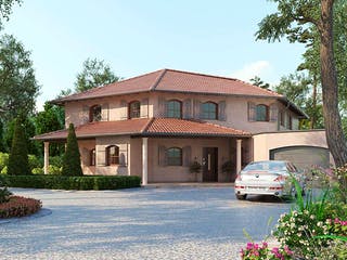 Massivhaus Regia von AUREA Massivhaus, Stadtvilla Außenansicht 1