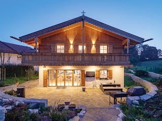 Fertighaus Alois von Regnauer Hausbau Schlüsselfertig ab 786020€, Satteldach-Klassiker Außenansicht 5