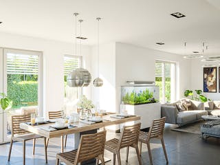 Fertighaus Clou 123.1 von RENSCH-HAUS Schlüsselfertig ab 337461€, Satteldach-Klassiker Innenansicht 1