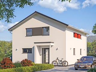 Fertighaus Clou 158 von RENSCH-HAUS Schlüsselfertig ab 415509€, Satteldach-Klassiker Außenansicht 2