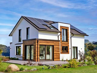 Fertighaus MH Kopenhagen von RENSCH-HAUS, Satteldach-Klassiker Außenansicht 1