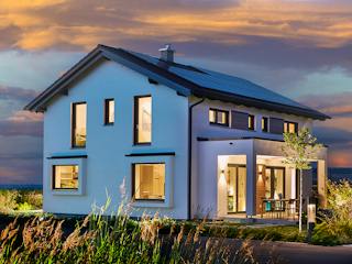 Fertighaus MH Merano von RENSCH-HAUS, Satteldach-Klassiker Außenansicht 3