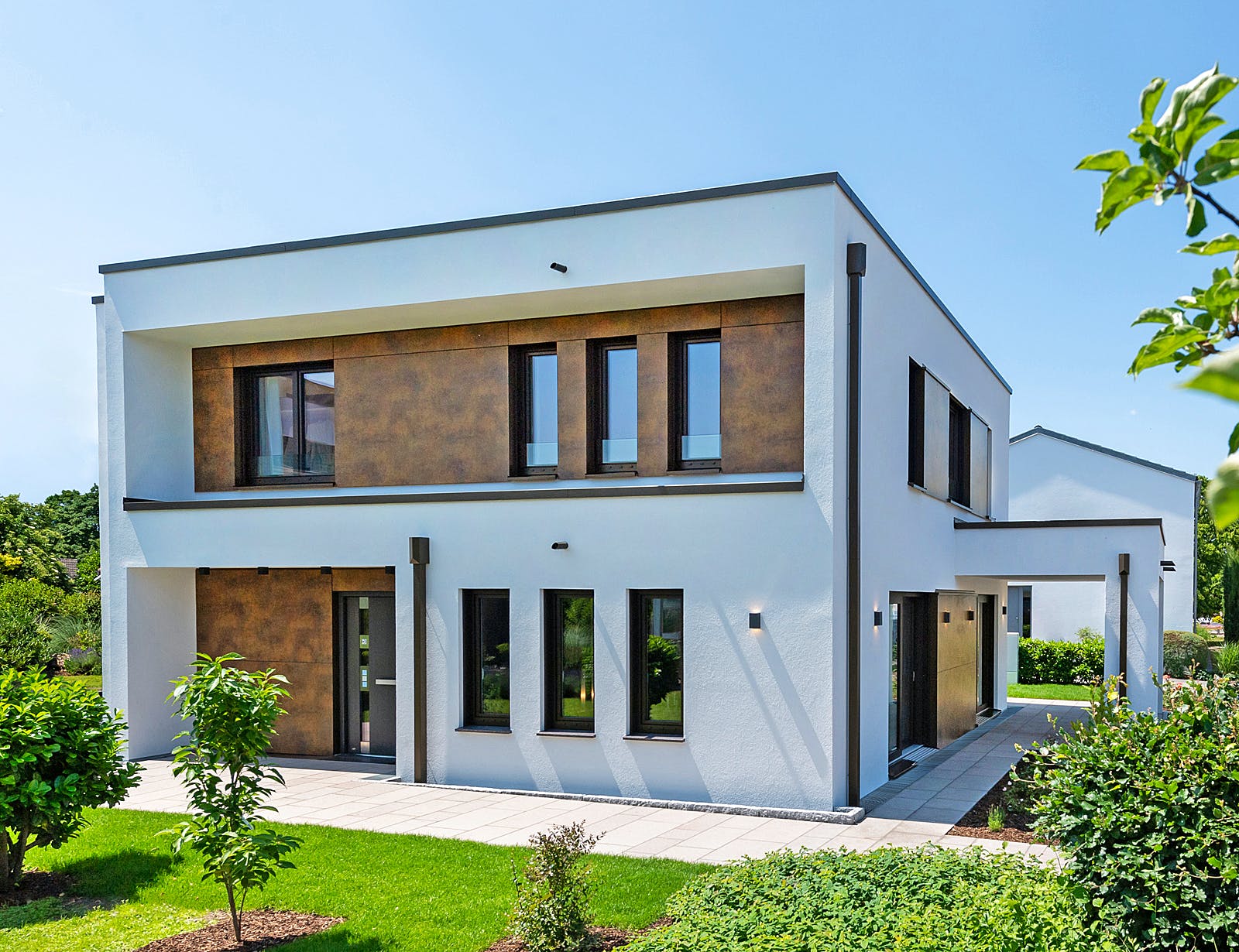 Fertighaus MH Victoria von RENSCH-HAUS, Cubushaus Außenansicht 2