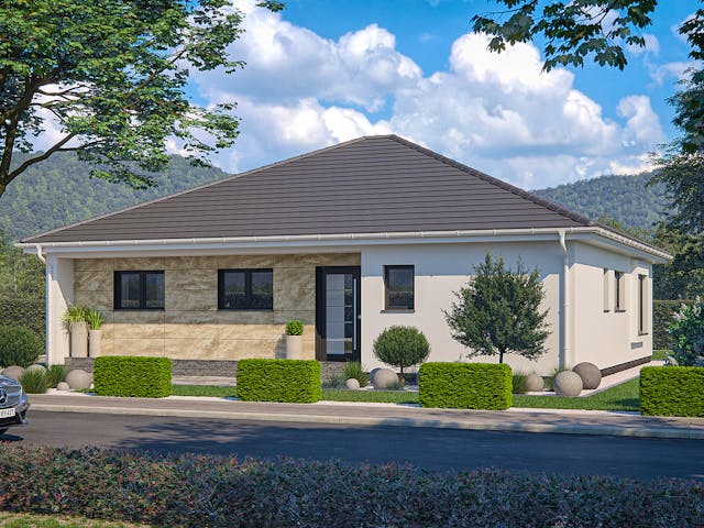 Fertighaus Bungalow Rhodos von RENSCH-HAUS, Bungalow Außenansicht 1