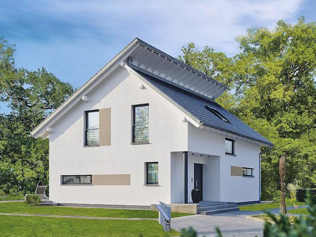 Fertighaus Ausstellungshaus Rheinau-Linx generation5.5 200 von WeberHaus Schlüsselfertig ab 401000€, Außenansicht 1