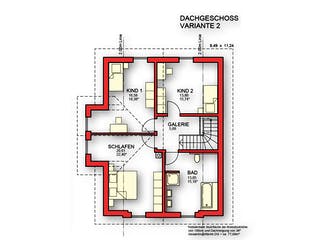 Massivhaus Klassik von Rothdach, Satteldach-Klassiker Grundriss 3