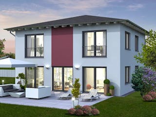 Massivhaus Stadtvilla TOP-Line 14 von Schneider Massivhaus, Stadtvilla Außenansicht 1